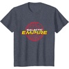 image:imageStar Wars Galactic Empire Iconic Death Star Big Chest Logo TShirtHeather Blue
