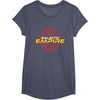 image:imageStar Wars Galactic Empire Iconic Death Star Big Chest Logo TShirtHeather Blue