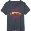 image:imageStar Wars Galactic Empire Iconic Death Star Big Chest Logo TShirtHeather Blue