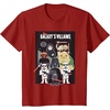 image:imageStar Wars Galaxys Villains Darth Vader Maul Grievous Jabba TShirtCranberry Red