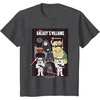 image:imageStar Wars Galaxys Villains Darth Vader Maul Grievous Jabba TShirtDark Heather Grey