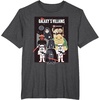 image:imageStar Wars Galaxys Villains Darth Vader Maul Grievous Jabba TShirtDark Heather Grey