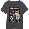 image:imageStar Wars Galaxys Villains Darth Vader Maul Grievous Jabba TShirtDark Heather Grey