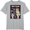 image:imageStar Wars Galaxys Villains Darth Vader Maul Grievous Jabba TShirtHeather Grey