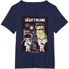 image:imageStar Wars Galaxys Villains Darth Vader Maul Grievous Jabba TShirtNavy Blue