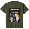 image:imageStar Wars Galaxys Villains Darth Vader Maul Grievous Jabba TShirtOlive Green
