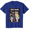 image:imageStar Wars Galaxys Villains Darth Vader Maul Grievous Jabba TShirtRoyal Blue
