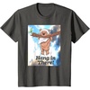 image:imageStar Wars Hang In There Cute Ewok Hanging From Branch TShirtAsphalt Grey
