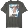 image:imageStar Wars Hang In There Cute Ewok Hanging From Branch TShirtAsphalt Grey
