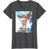 image:imageStar Wars Hang In There Cute Ewok Hanging From Branch TShirtDark Heather Grey