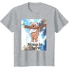 image:imageStar Wars Hang In There Cute Ewok Hanging From Branch TShirtHeather Grey