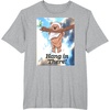 image:imageStar Wars Hang In There Cute Ewok Hanging From Branch TShirtHeather Grey