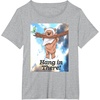 image:imageStar Wars Hang In There Cute Ewok Hanging From Branch TShirtHeather Grey