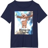 image:imageStar Wars Hang In There Cute Ewok Hanging From Branch TShirtNavy Blue