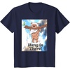 image:imageStar Wars Hang In There Cute Ewok Hanging From Branch TShirtNavy Blue