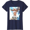 image:imageStar Wars Hang In There Cute Ewok Hanging From Branch TShirtNavy Blue