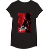 image:imageStar Wars Iconic Epic Darth Vader Split Face Chest Portrait TShirtBlack