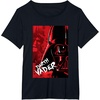 image:imageStar Wars Iconic Epic Darth Vader Split Face Chest Portrait TShirtBlack