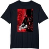 image:imageStar Wars Iconic Epic Darth Vader Split Face Chest Portrait TShirtBlack