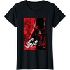 image:imageStar Wars Iconic Epic Darth Vader Split Face Chest Portrait TShirtBlack