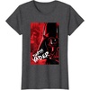 image:imageStar Wars Iconic Epic Darth Vader Split Face Chest Portrait TShirtDark Heather Grey