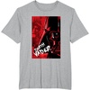 image:imageStar Wars Iconic Epic Darth Vader Split Face Chest Portrait TShirtHeather Grey