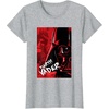image:imageStar Wars Iconic Epic Darth Vader Split Face Chest Portrait TShirtHeather Grey