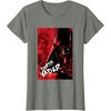 image:imageStar Wars Iconic Epic Darth Vader Split Face Chest Portrait TShirtOlive Heather
