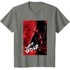 image:imageStar Wars Iconic Epic Darth Vader Split Face Chest Portrait TShirtOlive Heather