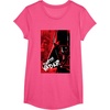 image:imageStar Wars Iconic Epic Darth Vader Split Face Chest Portrait TShirtPink Heather