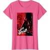 image:imageStar Wars Iconic Epic Darth Vader Split Face Chest Portrait TShirtPink Heather