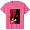 image:imageStar Wars Iconic Epic Darth Vader Split Face Chest Portrait TShirtPink Heather