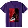 image:imageStar Wars Iconic Epic Darth Vader Split Face Chest Portrait TShirtPurple