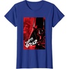 image:imageStar Wars Iconic Epic Darth Vader Split Face Chest Portrait TShirtRoyal Blue
