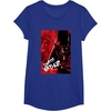 image:imageStar Wars Iconic Epic Darth Vader Split Face Chest Portrait TShirtRoyal Blue