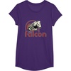 image:imageStar Wars Iconic Retro Racer Millennium Falcon Chest Logo TShirtPurple