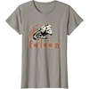 image:imageStar Wars Iconic Retro Racer Millennium Falcon Chest Logo TShirtSlate Grey