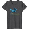 image:imageStar Wars Iconic XWing Rebel Ship Flying Big Chest Logo TShirtDark Heather Grey