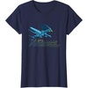 image:imageStar Wars Iconic XWing Rebel Ship Flying Big Chest Logo TShirtNavy Blue