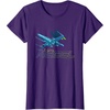 image:imageStar Wars Iconic XWing Rebel Ship Flying Big Chest Logo TShirtPurple