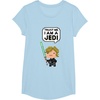 image:imageStar Wars Luke Skywalker Trust Me I Am A Jedi Pixel Art Logo TShirtBaby Blue