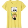 image:imageStar Wars Luke Skywalker Trust Me I Am A Jedi Pixel Art Logo TShirtLemon Yellow