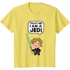 image:imageStar Wars Luke Skywalker Trust Me I Am A Jedi Pixel Art Logo TShirtLemon Yellow