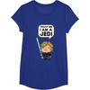 image:imageStar Wars Luke Skywalker Trust Me I Am A Jedi Pixel Art Logo TShirtRoyal Blue