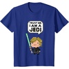 image:imageStar Wars Luke Skywalker Trust Me I Am A Jedi Pixel Art Logo TShirtRoyal Blue