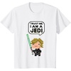 image:imageStar Wars Luke Skywalker Trust Me I Am A Jedi Pixel Art Logo TShirtWhite