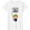 image:imageStar Wars Luke Skywalker Trust Me I Am A Jedi Pixel Art Logo TShirtWhite