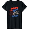 image:imageStar Wars May the 4th Be With You 2024 Lukes XWing Fighter TShirtBlack