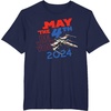 image:imageStar Wars May the 4th Be With You 2024 Lukes XWing Fighter TShirtNavy Blue