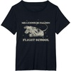 image:imageStar Wars Millennium Falcon Flight School Distressed TShirtBlack